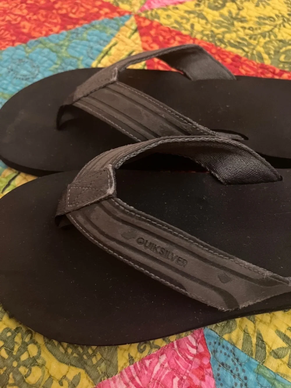 Quiksilver Black Men's Thong Sandals